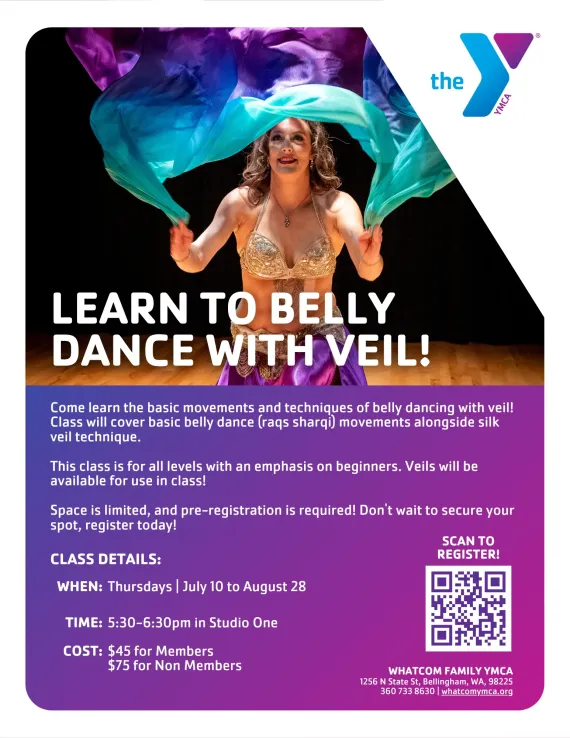 Belly Dancing with veil classes